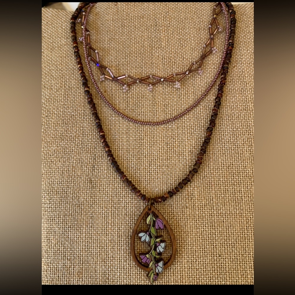 Woodland Multi-Layered Necklace - Picture 10 of 14